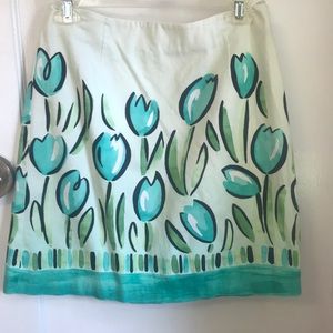 Talbots Floral Skirt